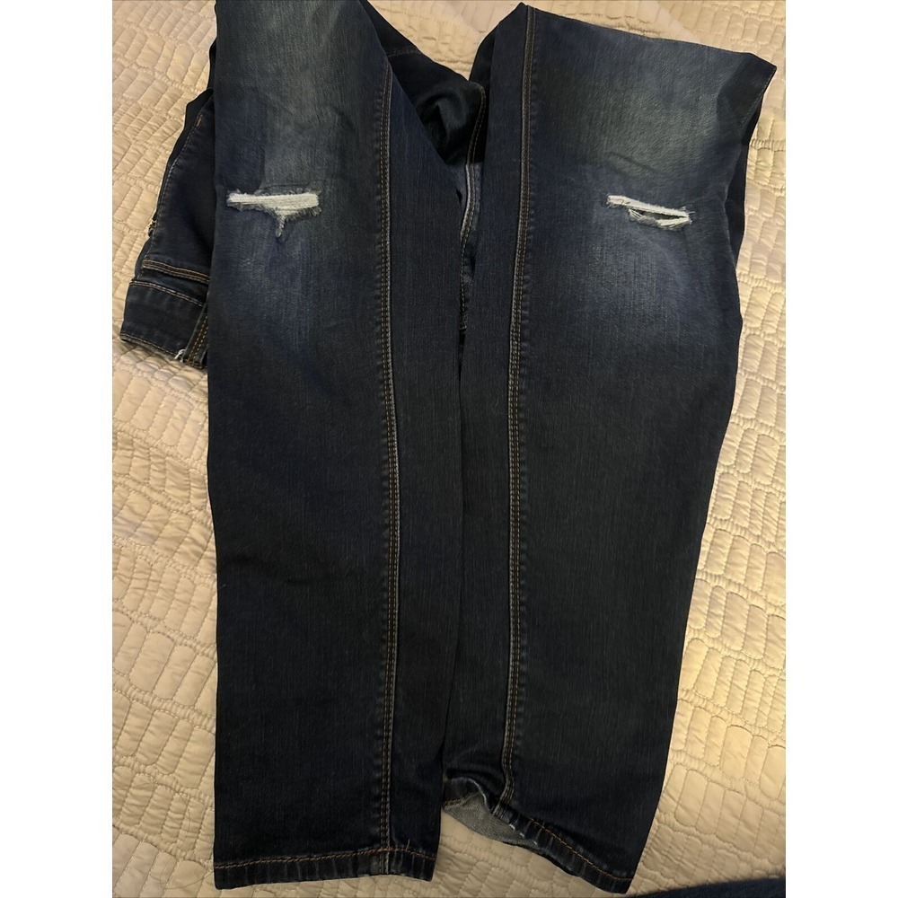 White House Black Market Womens Skinny Leg Blue Denim Jeans Size 4R GUC - Picture 9 of 9